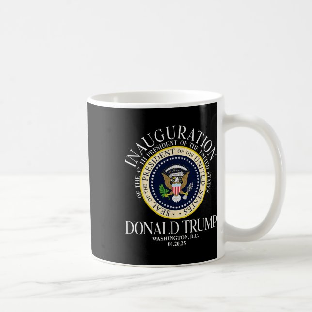 President Trump Seal Inauguration 2025 47th Washin Kaffemugg (Höger)
