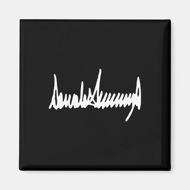 President Trump Signatur Inauguration 2025 47:e M Magnet (Framsidan)