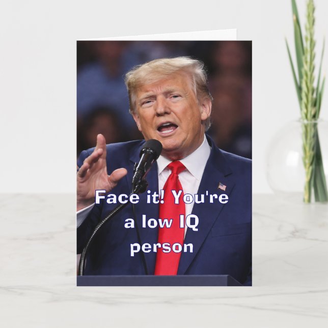 President Trump snarare välkommen lyckönskningar Kort (Framsida)