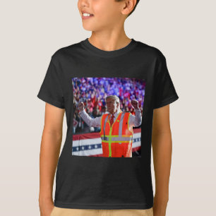 President Trump Soptrastbil Arbetare Väst Mega 202 T Shirt