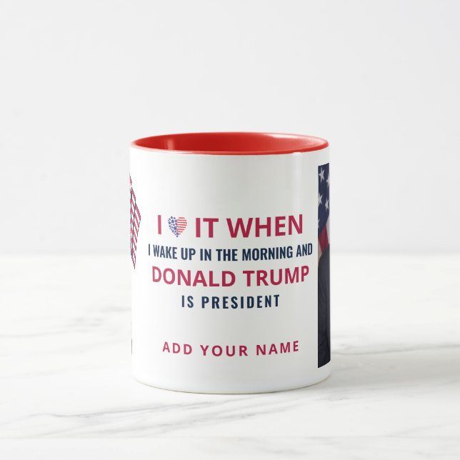 President Trump Supporter Republican Gift 2024 Mugg (Center)
