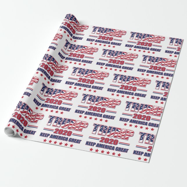 President Trump - Trump 2020 Presentpapper (Utrullad)