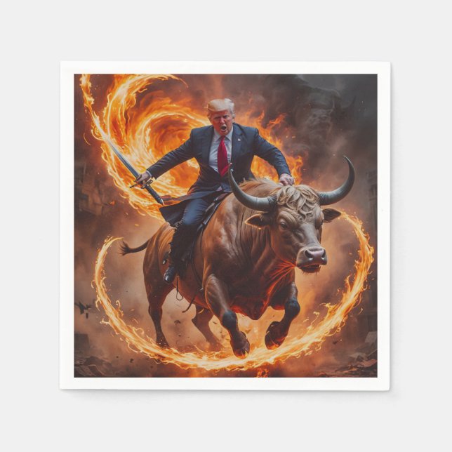 President Trump Valection Republican Fund Napkin Pappersservett (Framsidan)