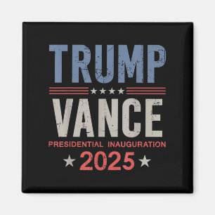 President Trump Vance invigning dag 2025 Usa Magnet