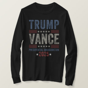 President Trump Vance invigningsdag 2025 USA T Shirt