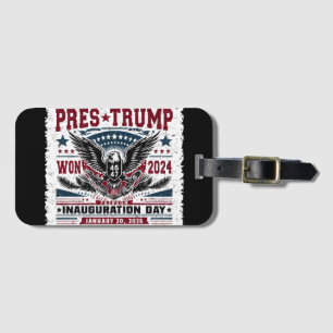 President Trump Vann 2024 Bagagebricka