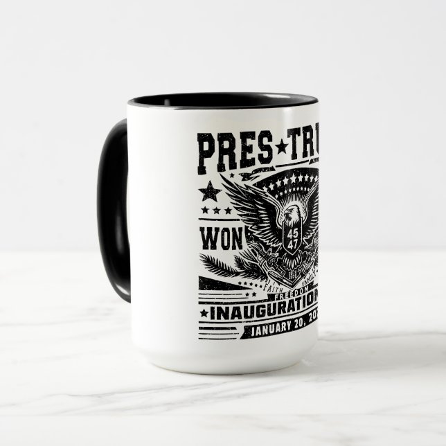 President Trump vann 2024 Mugg (Framsida vänster)