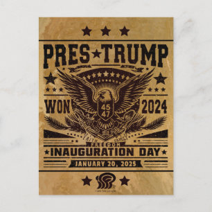 President Trump vann 2024 Vykort