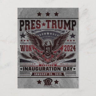 President Trump Vann 2024 Vykort