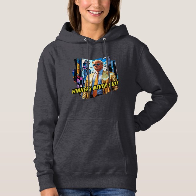 President Trump - vinnarna slutar aldrig T Shirt (Framsida)