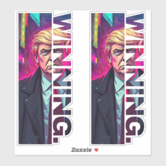 President Trump - WINNING Klistermärken