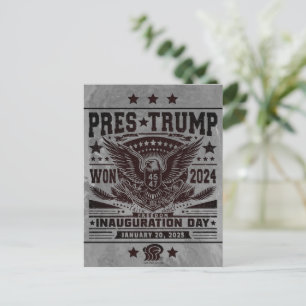 President Trump Won 2024 Vykort