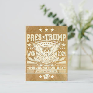 President Trump Won 2024 Vykort