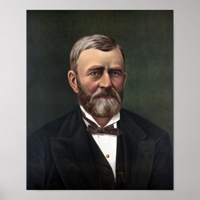 President Ulysses S. Grant - Amerikansk historia Poster (Framsidan)