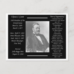 President Ulysses S Grant Vykort