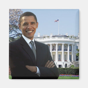 President-Utvalda Obama - kvadrera magneten Magnet