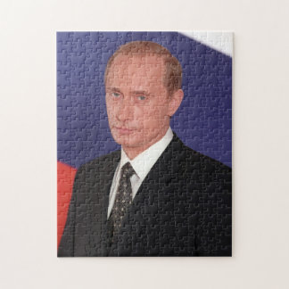 President Vlber Putin Porträtt Jigszle Puzzle Pussel
