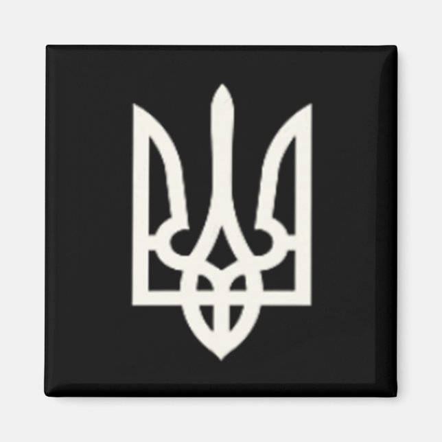 President Volodymyr Zelensky Ukrainsk treudd Zel Magnet (Framsidan)