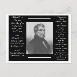 President Willam Henry Harrison Vykort