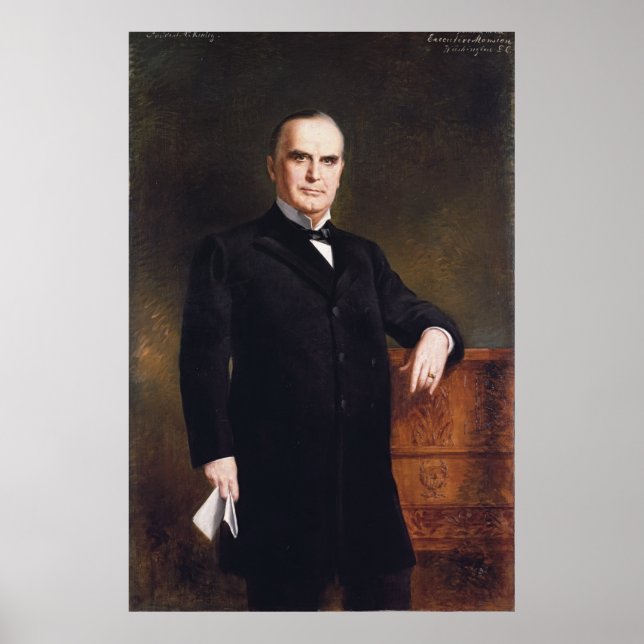 President William McKinley från augusti Benziger 1 Poster (Framsidan)