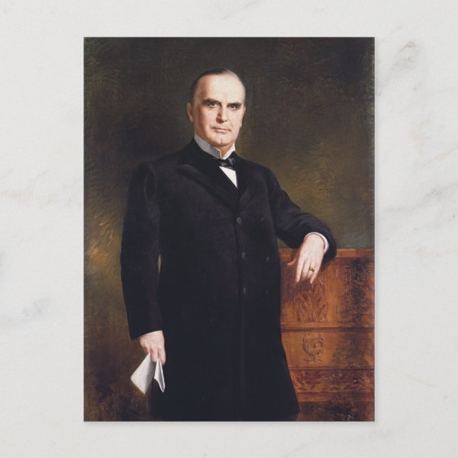 President William McKinley från augusti Benziger 1 Vykort (Framsida)