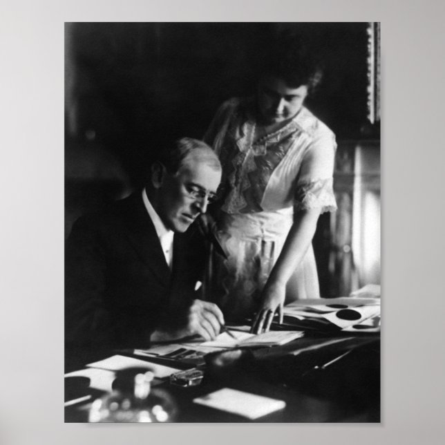 President Wilson och First Dam Edith - 1920 Poster (Framsidan)