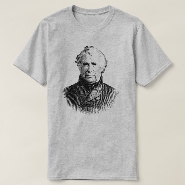 President Zachary Taylor Tee Shirt (Design framsida)