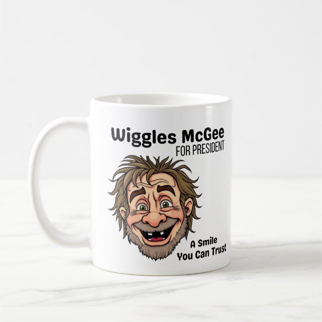 Presidental Election, Humor, Political Kaffemugg (Vänster)