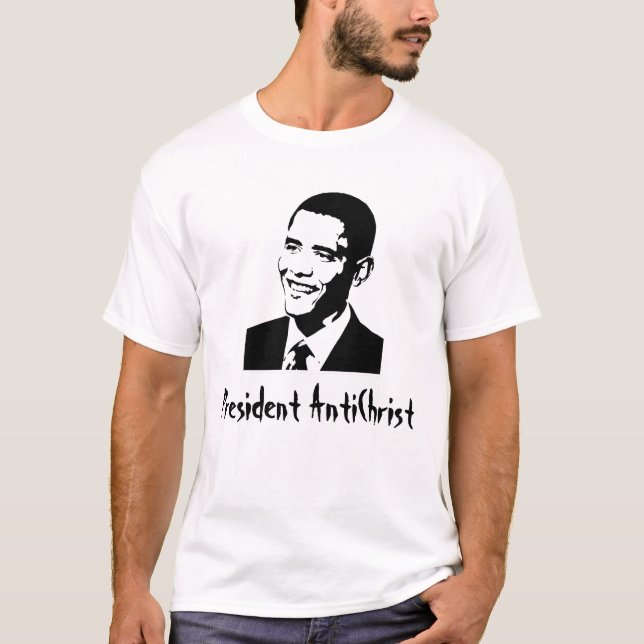 PresidentAntiChrist T-shirt (Framsida)