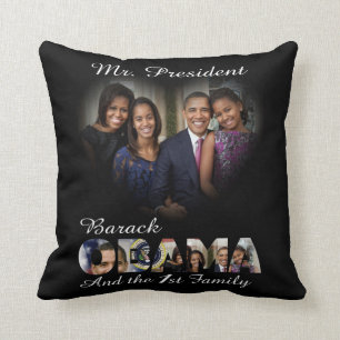 PresidentBarack Obama för 2012 US omval Kudde