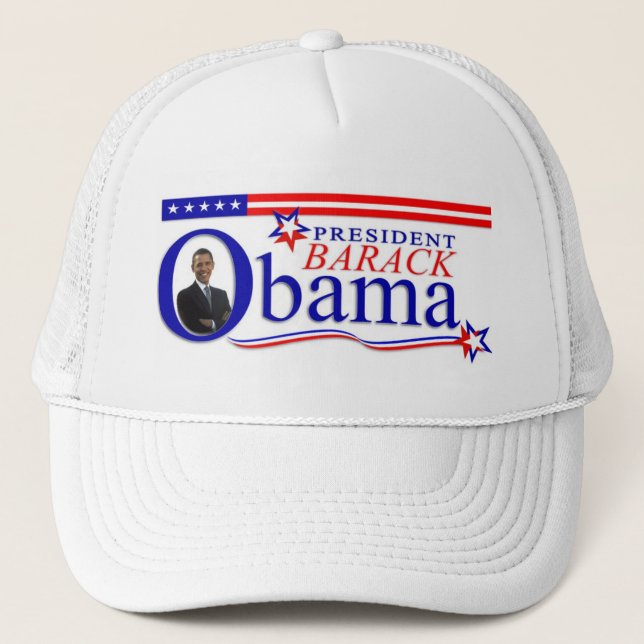 PresidentBarack Obama hatt Keps (Framsida)