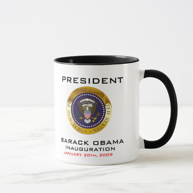 PRESIDENTBARACK OBAMA SPECIELL MUGG (Höger)
