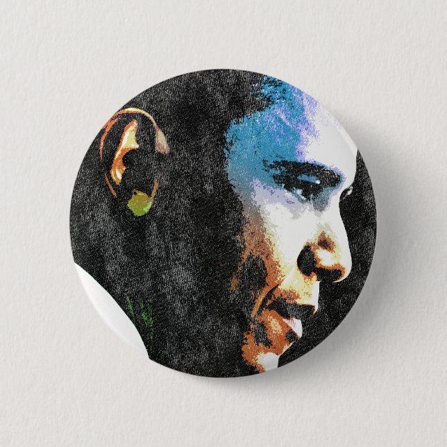 PresidentBarack Obama vintage Knapp (Framsida)