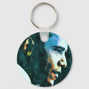 PresidentBarack Obama vintage Nyckelring