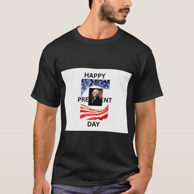 PRESIDENTDAG FÖR AMERIKA T SHIRT (Framsida)