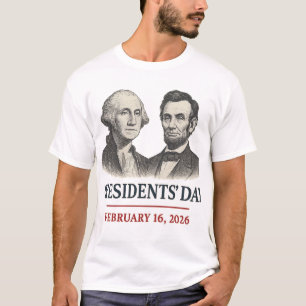 Presidentdagen – Abstrakt Hyllning T Shirt