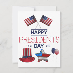 Presidentdagen Vykort
