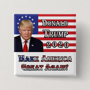 PresidentDonald Trumf gör Amerika underbar igen! Knapp