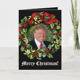 PresidentDonald Trump julkort Helgkort