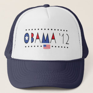 Presidenten Barack Obama 2012 utrustar Truckerkeps