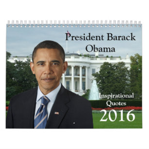 Presidenten Barack Obama citerar kalender 2016