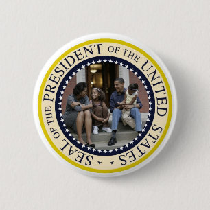 Presidenten jubileums- Obama knäppas Knapp