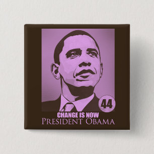 Presidenten Obama, ändring är rosan knäppas nu Knapp