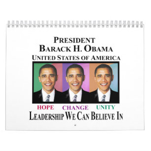 PRESIDENTEN OBAMA SEGRAR KALENDERN KALENDER
