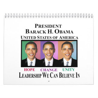 PRESIDENTEN OBAMA SEGRAR KALENDERN KALENDER