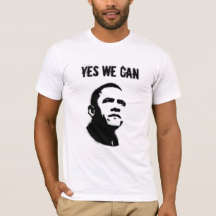 PRESIDENTEN OBAMA YWC-ONE UTTRYCKER TAL TEE SHIRT