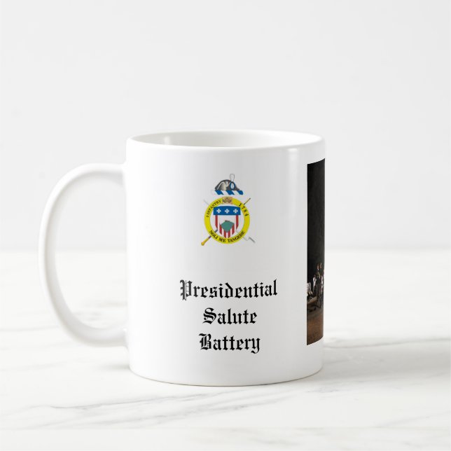 Presidentens batteri kaffemugg (Vänster)