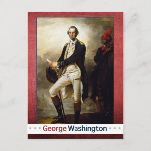 Presidentens dag: George Washington Vykort