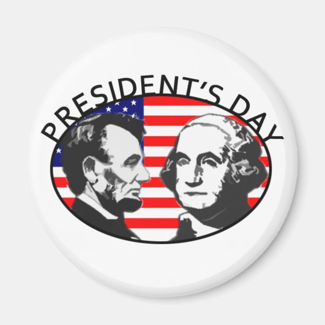 PRESIDENTENS DAG MAGNET (Framsidan)