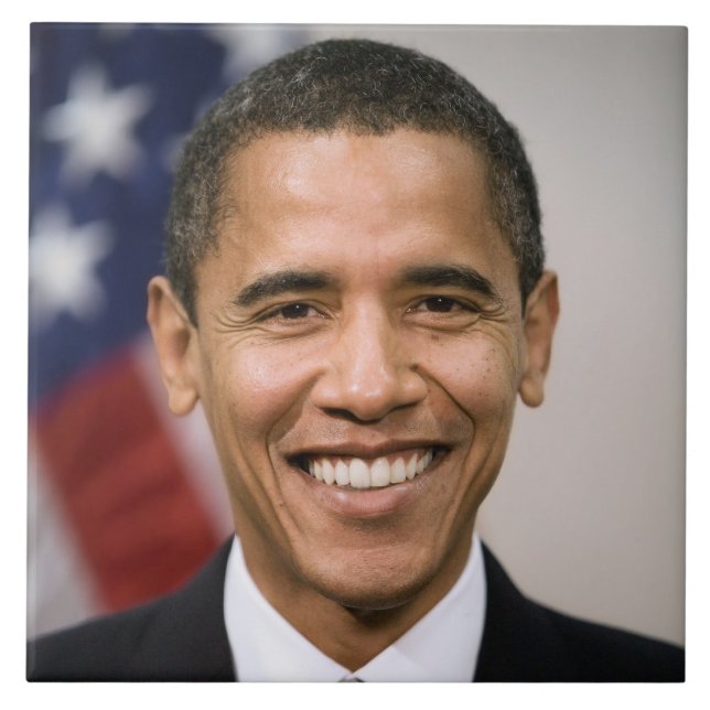 Presidentens kansli Barack Obama Kakelplatta (Framsidan)